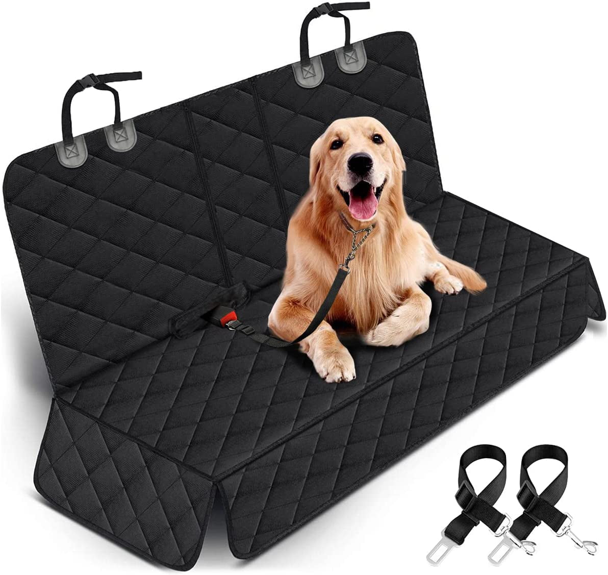 Waterproof Dog Car Seat Cover – Non-Slip Back Seat Protector for Dogs